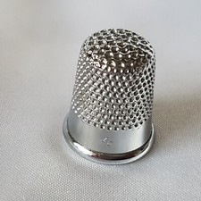 Thimble ~ Steel Metal ~ Size 4