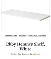 IKEA (new) EKBY HEMNES white
