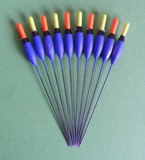 5 Master Series Dibber Pole Carp Margin Fishing Floats 0.4g ( 4x14 ) Yellow Tips