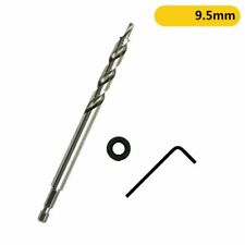 Hex Twist Step Drill Bit Wrench Tool For Pocket Hole Drill Jig Guide 9.5mm