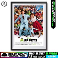 THE MUPPETS Movie Film Wall