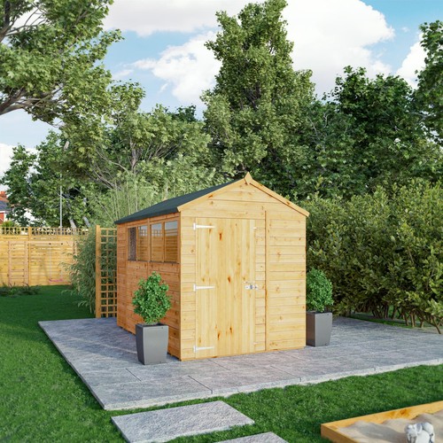 10x6 wooden garden - garden, shed