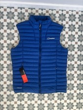 Berghaus BNWT Vaskye Hydroloft Pertex Quantum Down Gilet Vest - Medium - Blue