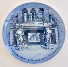 Royal Copenhagen collectors plate depicting The Carlsberg Elephant Gate