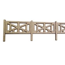 LASER CUT BLACKPOOL TRAM LINE FENCING OO SCALE / 1:76 MODEL RAILWAY - LX019-OO
