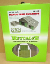 Metcalfe OO' Scale Manor Farm Buildings Card Kits