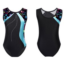 Kids Girls Gymnastics Leotard Sparkle Ballet Bodysuit Ice Skating Dance Costume
