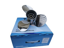 Stainless Steel Propeller 11 1/2 x 12 Honda Outboard 35 40 45 50 60 hp Pitch 12