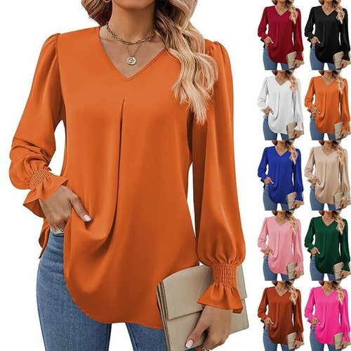 Ladies chiffon tops neck - ladies,