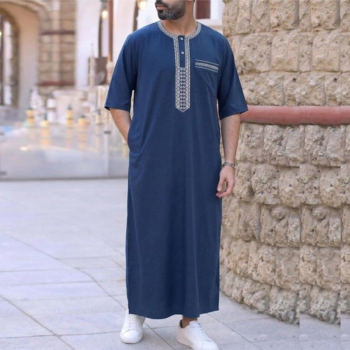 Embroidery men thobe - men, emirati