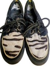 T.U.K Zebra Print Shoes UK 7