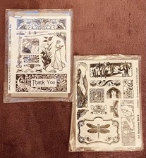 Art Nouveau unmounted Rubber