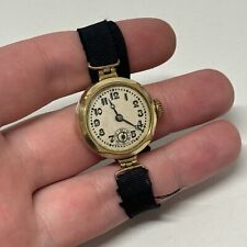 25mm Ladies SMALL Art Deco Gold Plated Sub Seconds Old Watch TO RESTORE