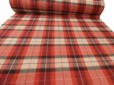 RED & CHARCOAL Tartan Check
