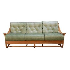 Mid Century Bamboo Sofa by