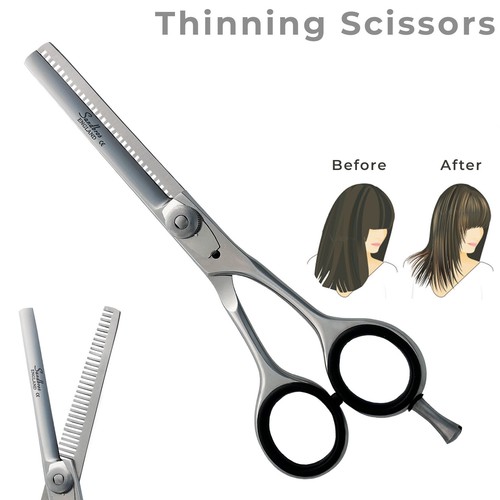 Hair thinning scissors - scissors, for