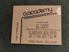 BIG COUNTRY ticket stub 11th