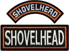 Shovelhead Embroidered Biker