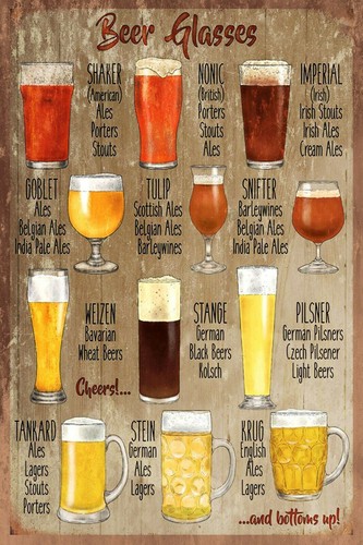Beer glasses vintage retro - beer,