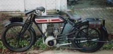 STOLEN 1917 ROVER 3.5hp MOTORBIKE PHOTO   and   STOLEN 1910 ROVER BICYCLE PHOTO