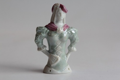 Limoges porcelain half figure - half,
