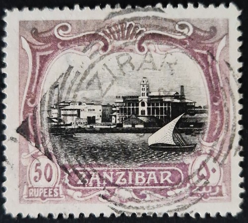 Zanzibar 1908 sg243 - zanzibar, black