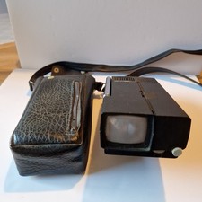 Sinclair Microvision MTV1B vintage retro mini television with carry case