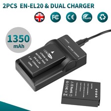 2× EN-EL20 EN-EL20a Battery