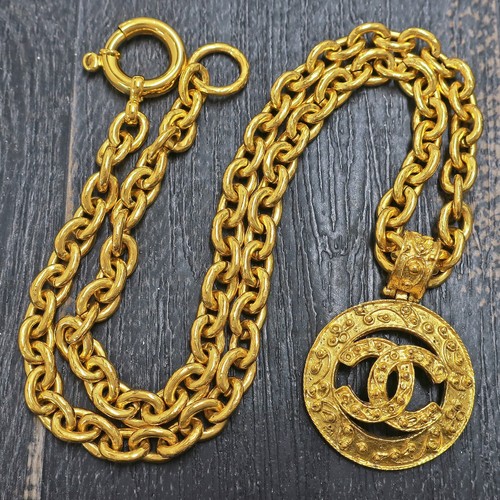 Chanel gold plated logos - chanel,