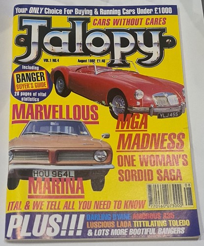 Jalopy magazine vol number 4 - magazine,