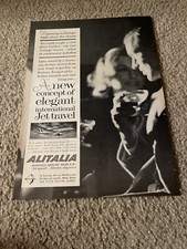 Vintage 1960 ALITALIA AIRPLANE