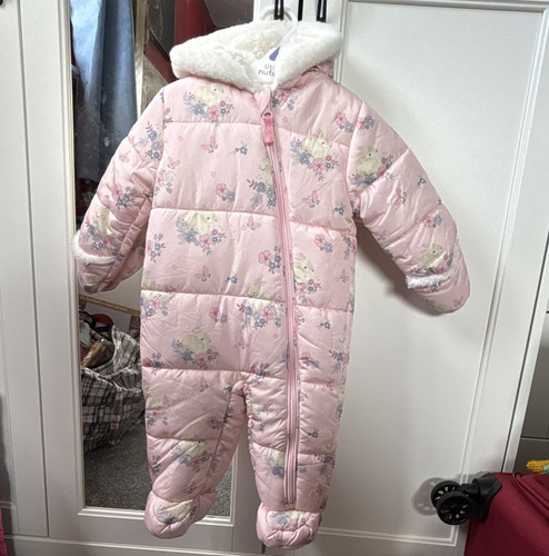 Nutmeg girls pink - floral, bunny
