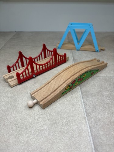 Wooden train track - bridge, 2