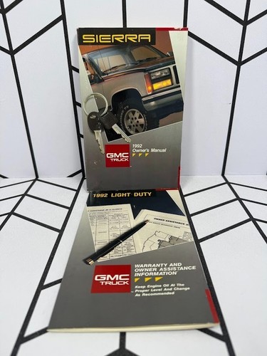 1992 gmc sierra pickup - 1992, owner's