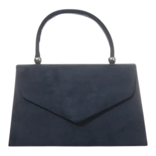 Women faux suede - faux, clutch
