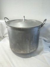 Aluminium Catering Extra Large Stock Pot Pan 19 x 25 cm (H12)