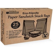 Planit Paper Sandwich Bags 25