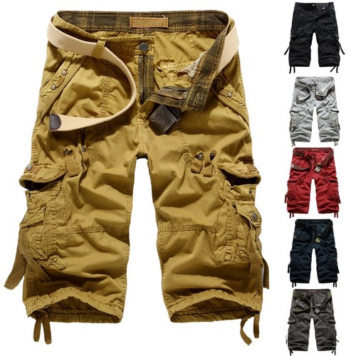 Mens cargo combat shorts - combat,