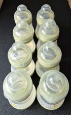 8x Mam 6oz Baby Bottles - Self Sterilising -Anti Colic - Green