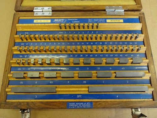 Piece slips gauges tungsten - piece,