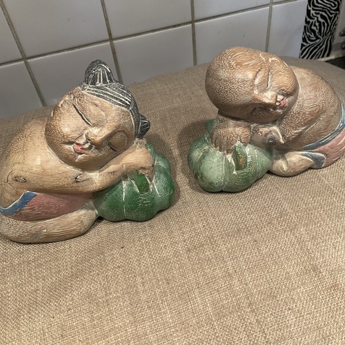 Vintage hand carved wooden - hand,