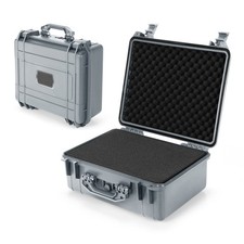Grey portable waterproof hard - grey,