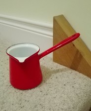 Lovely Little RED ENAMEL JUG