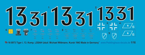 Peddinghaus decals 0973 - peddinghaus-decals,