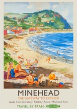 Vintage railway poster - railway,