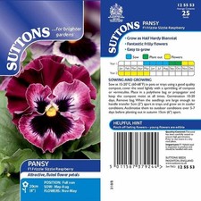 Suttons Pansy frizzle sizzle