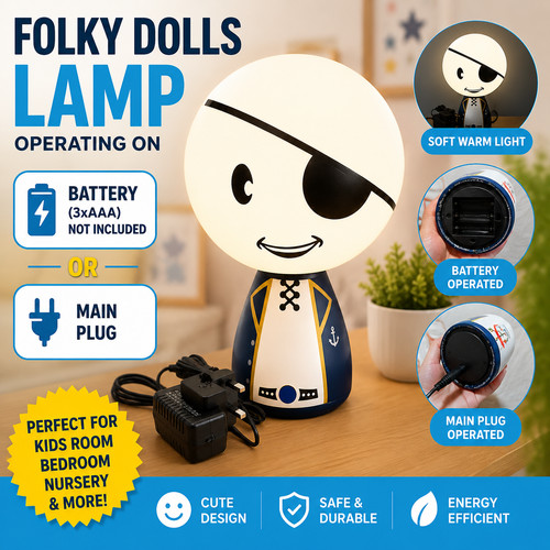 Folky dolls led lamp - dolls, –