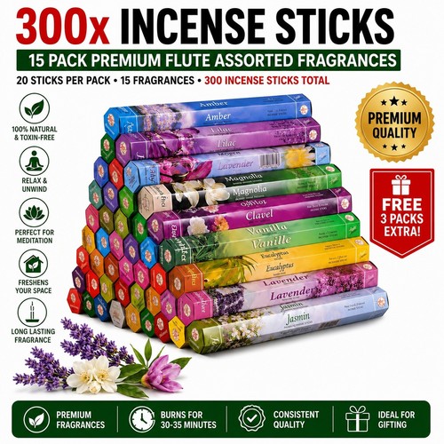 300x incense sticks pack - incense, 15