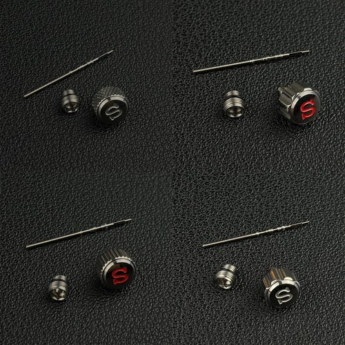 Screw engraved crown - engraved,