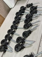 20c Pack Electric Fencing Wire Ring Insulators Horse Cattle Animal